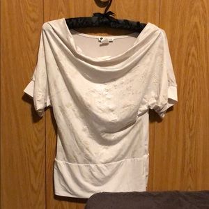 Scoop neck sparkle shirt